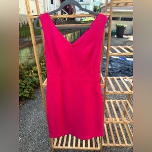 Banana Republic Factory Vivid Pink Midi Dress